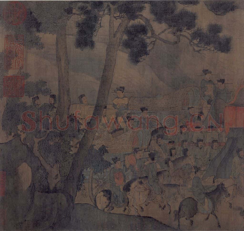 宋 佚名《人物故事图》书画作品