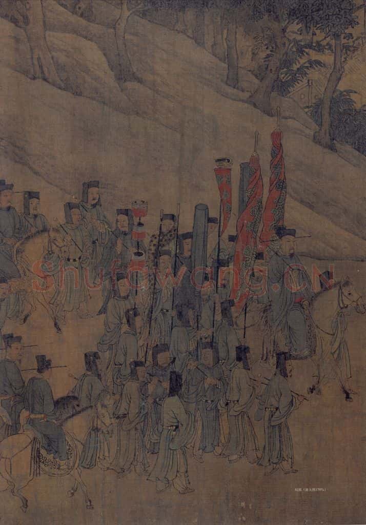 宋 佚名《人物故事图》书画作品