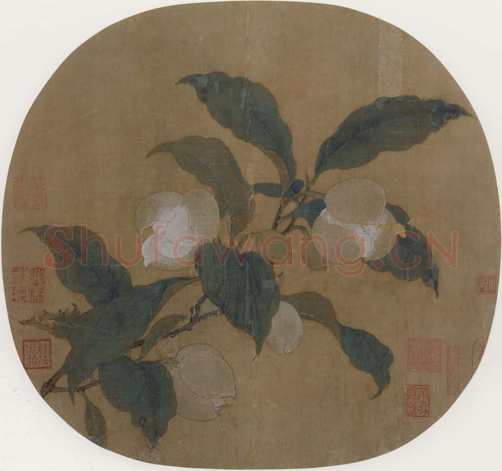 宋 佚名《夜合花图》书画作品