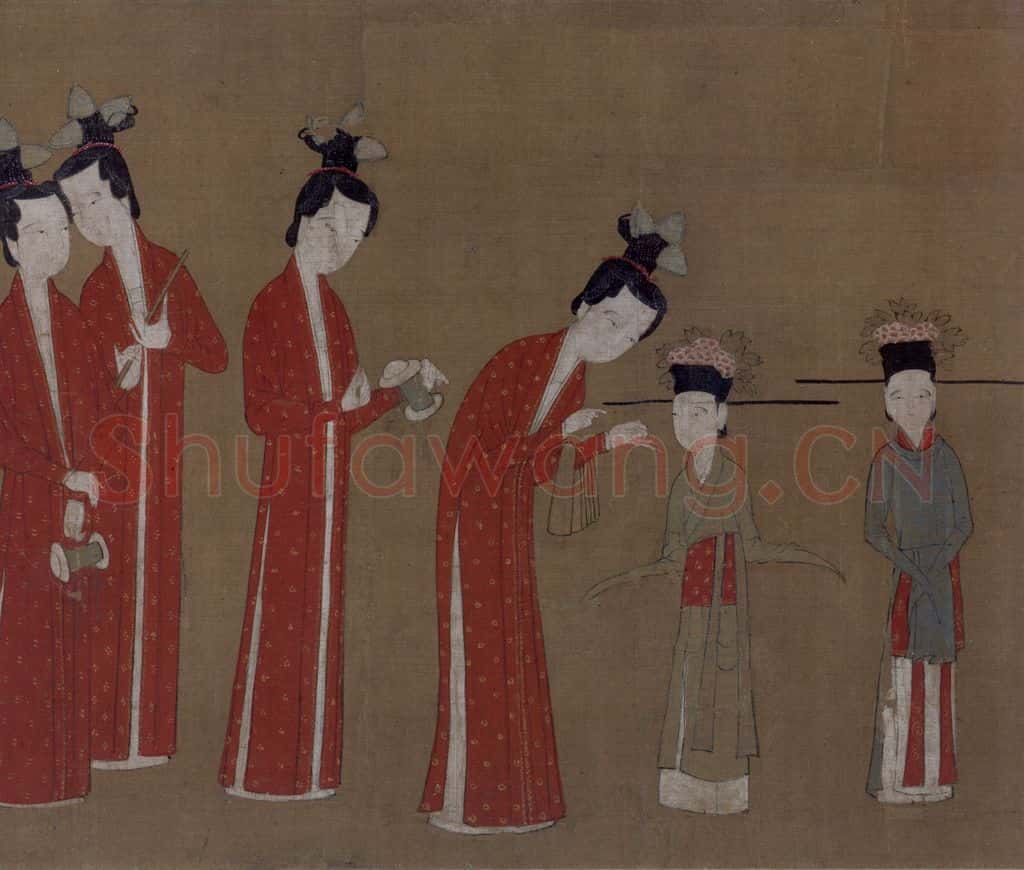 金 佚名《歌乐图》书画作品