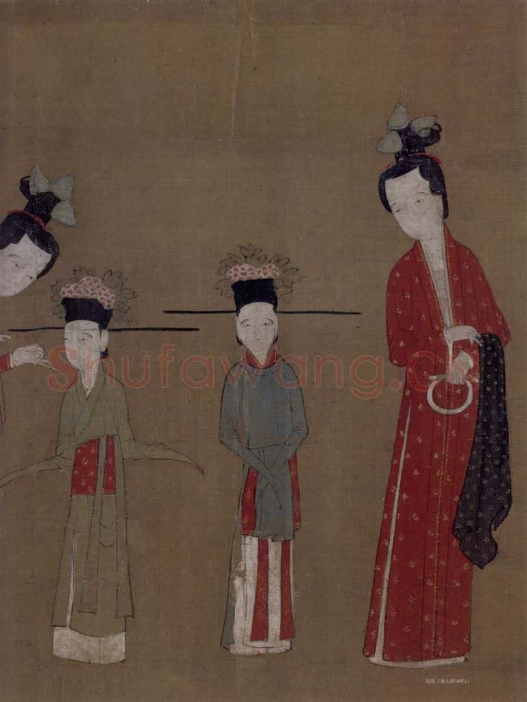 金 佚名《歌乐图》书画作品