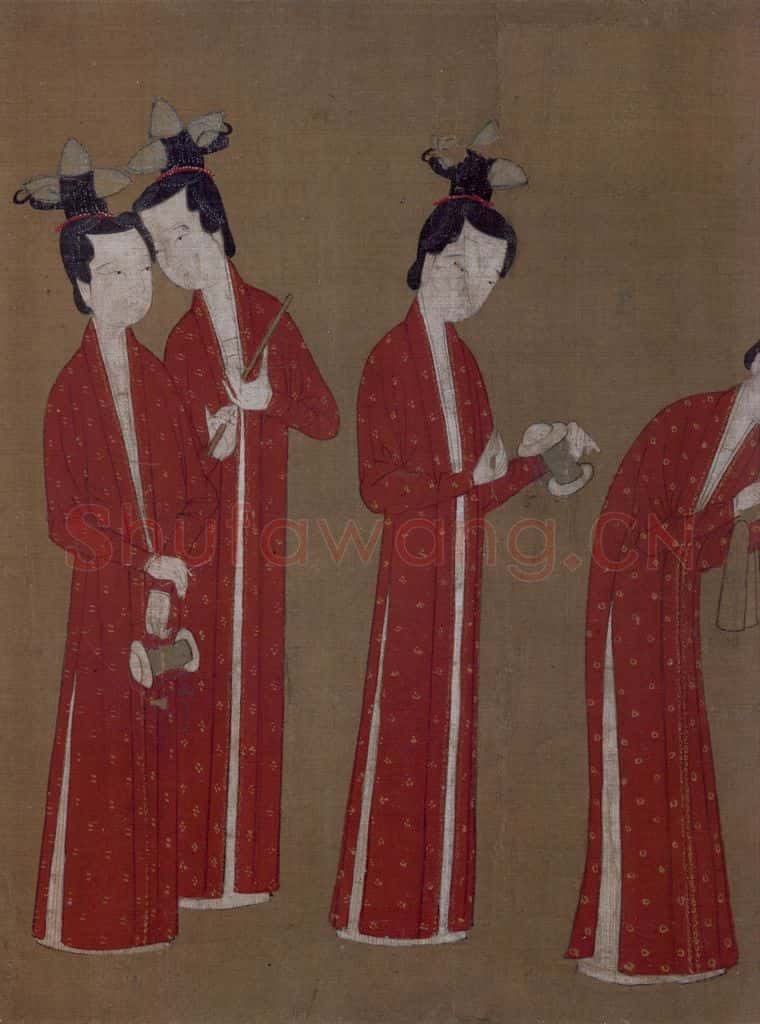 金 佚名《歌乐图》书画作品