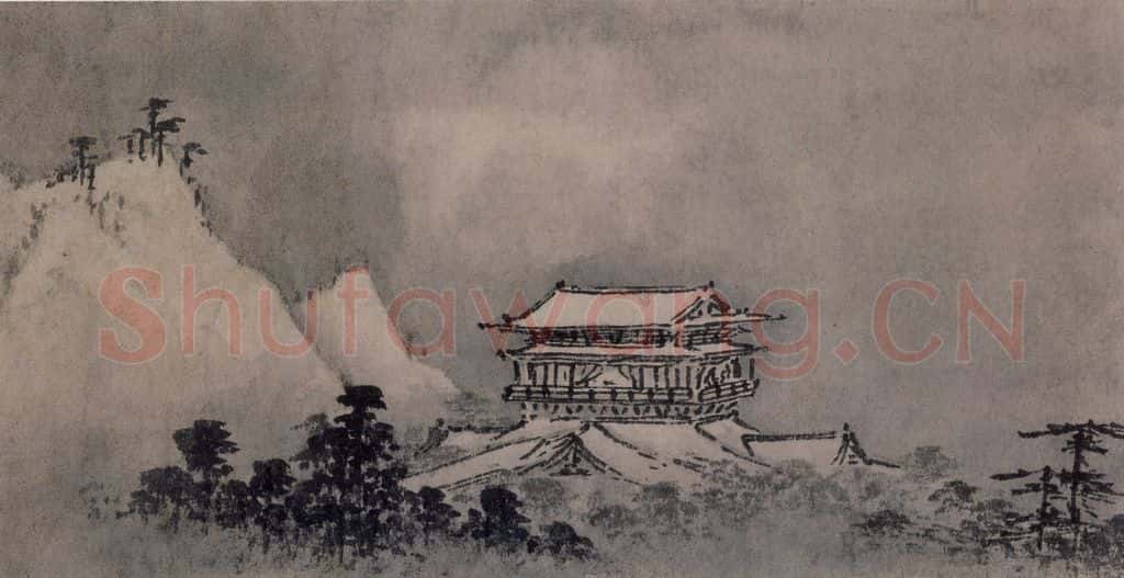 宋 佚名《雪景四段》书画作品