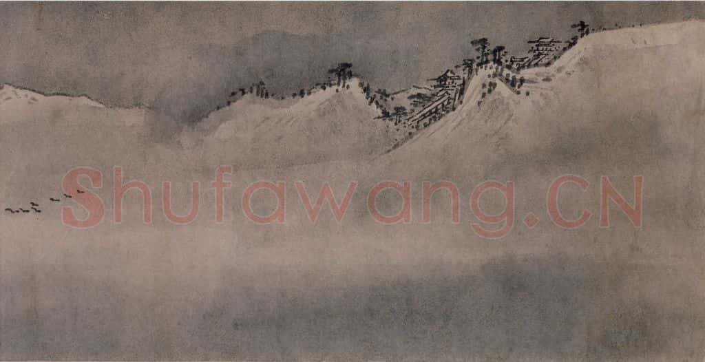 宋 佚名《雪景四段》书画作品