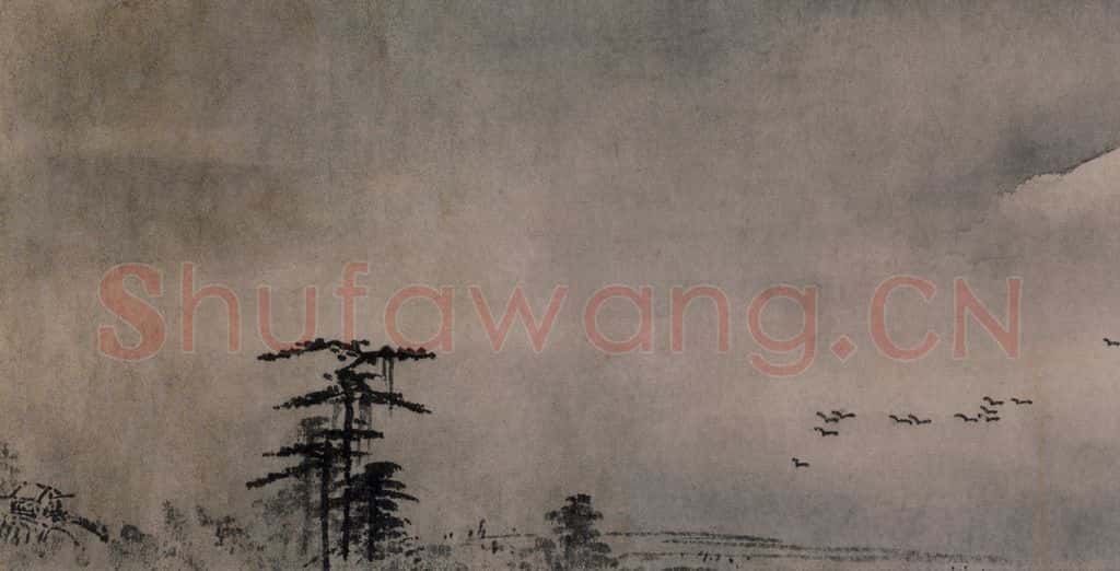 宋 佚名《雪景四段》书画作品