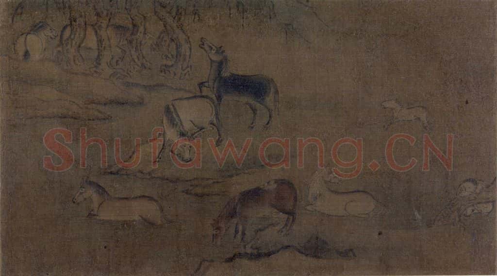 宋 佚名《写生四段》书画作品