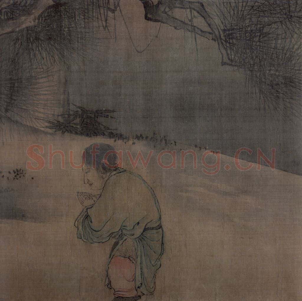 宋 梁楷《八高僧图》书画作品