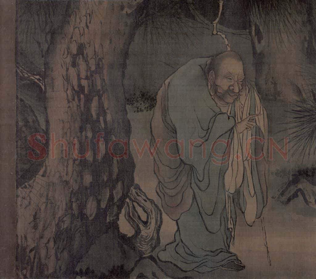 宋 梁楷《八高僧图》书画作品