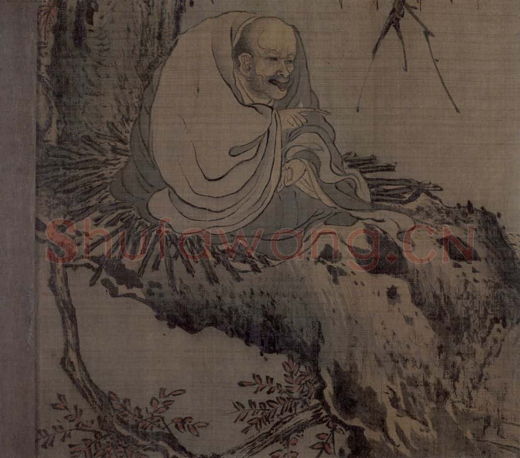 宋 梁楷《八高僧图》书画作品