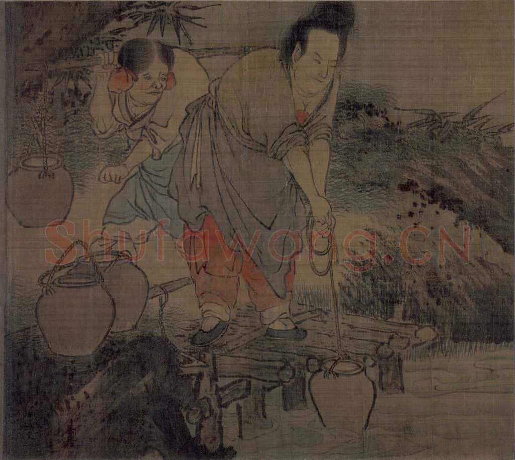 宋 梁楷《八高僧图》书画作品