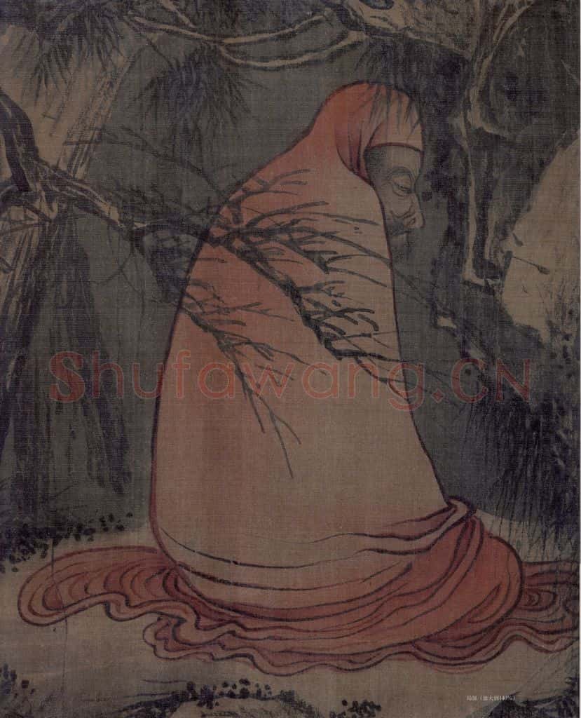 宋 梁楷《八高僧图》书画作品