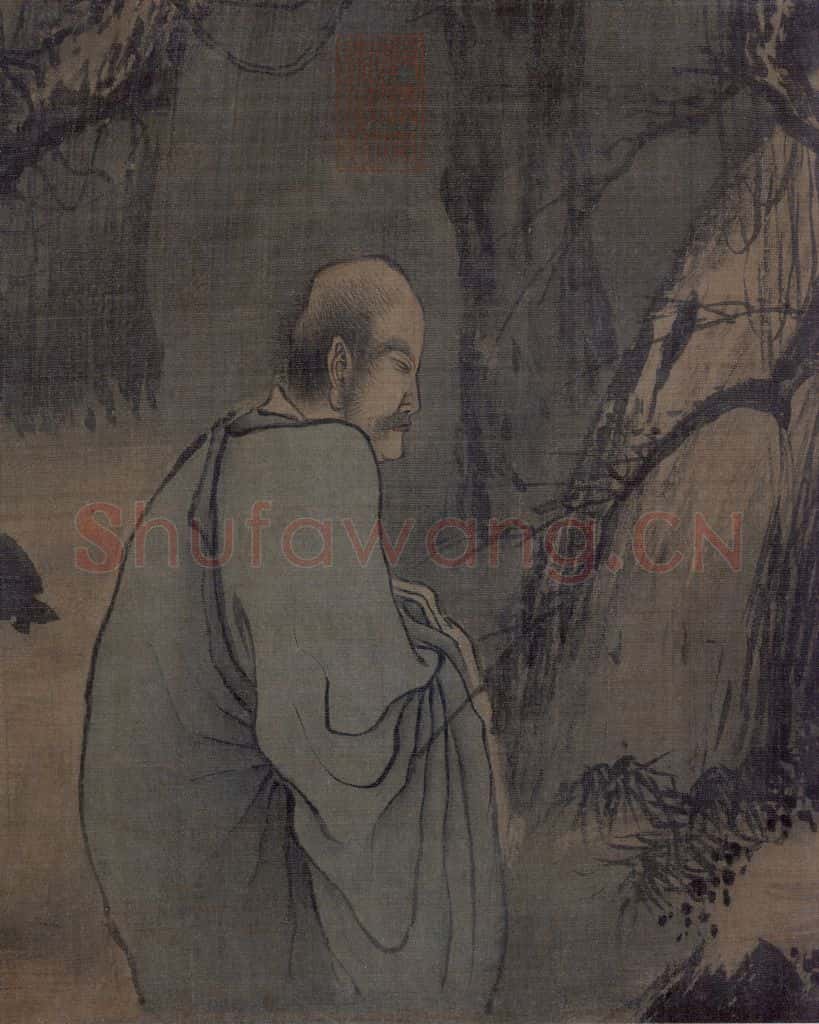 宋 梁楷《八高僧图》书画作品