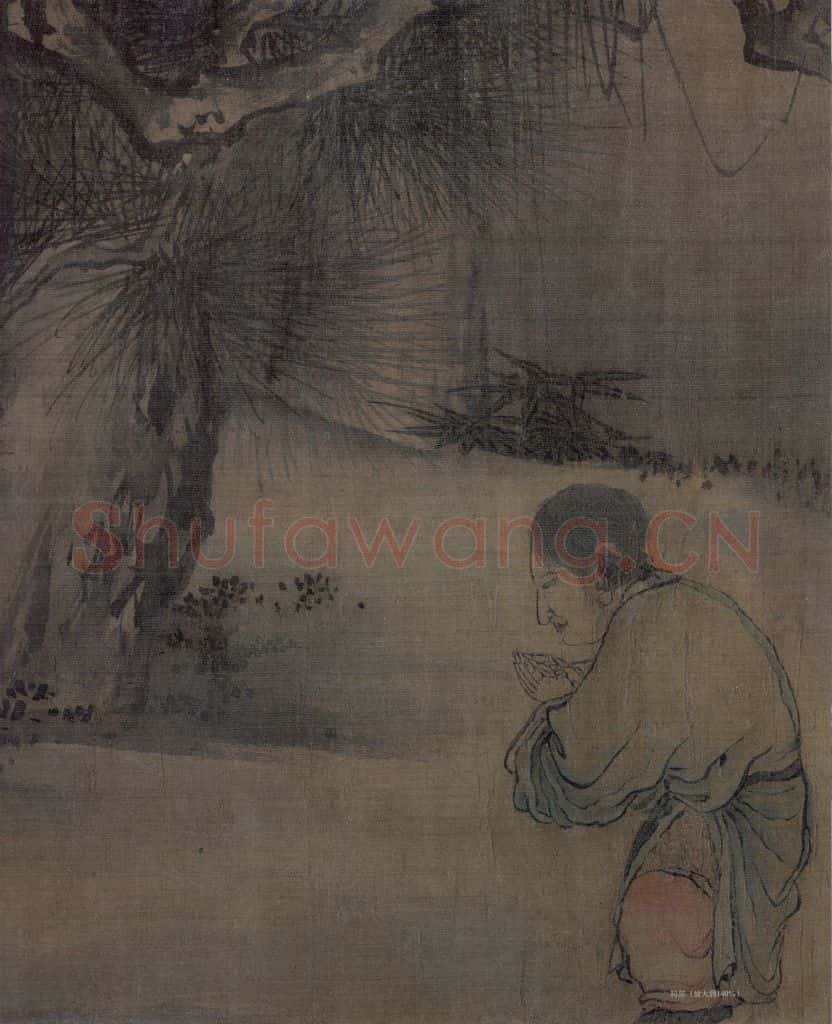 宋 梁楷《八高僧图》书画作品