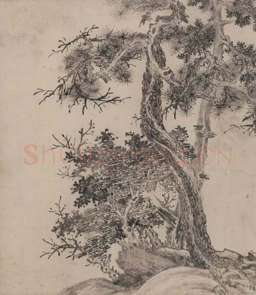 宋 张激《白莲社图》书画作品
