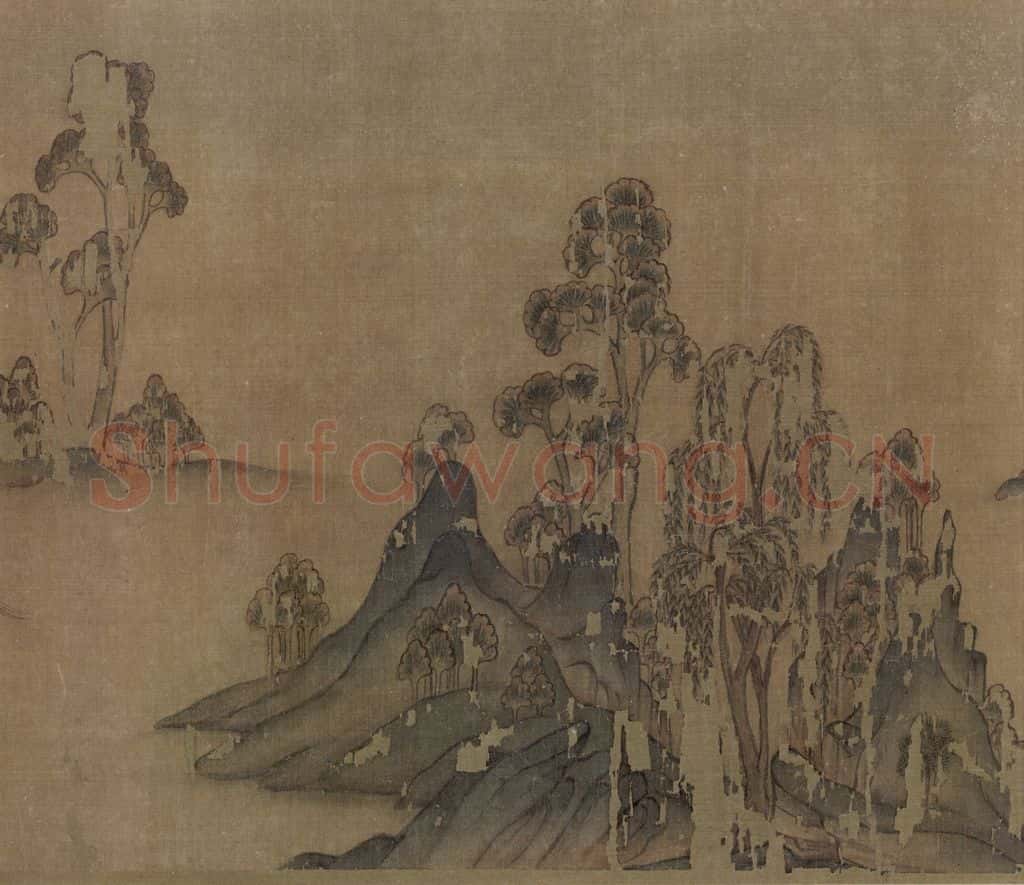 宋 佚名《摹顾恺之洛神赋图》书画作品