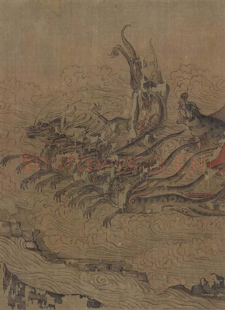 宋 佚名《摹顾恺之洛神赋图》书画作品