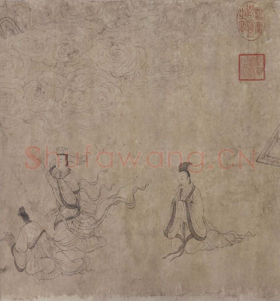 宋 佚名《九歌图》书画作品