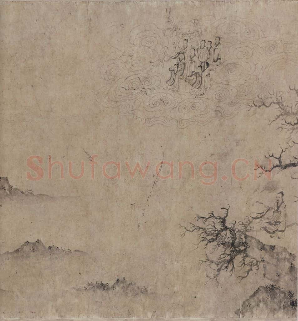 宋代 佚名《九歌图》书画作品