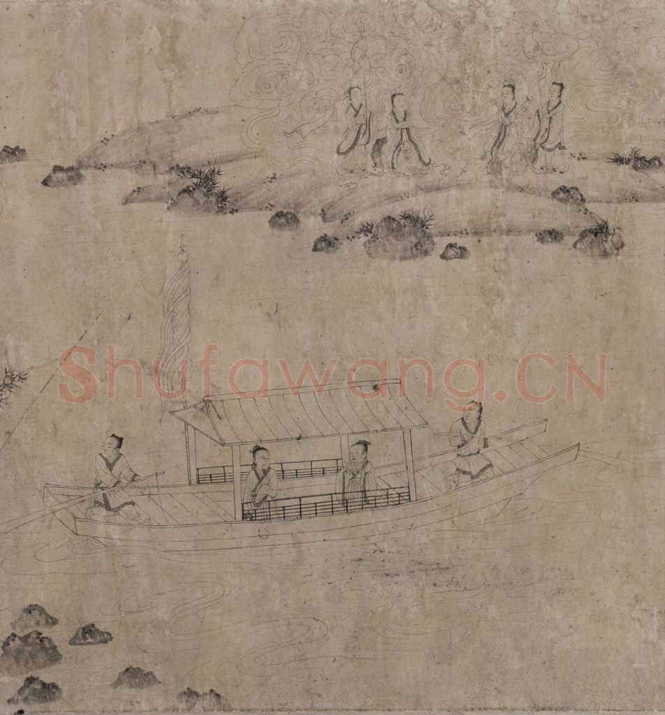 宋代 佚名《九歌图》书画作品
