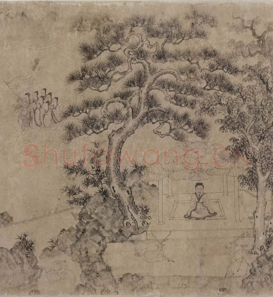 宋代 佚名《九歌图》书画作品