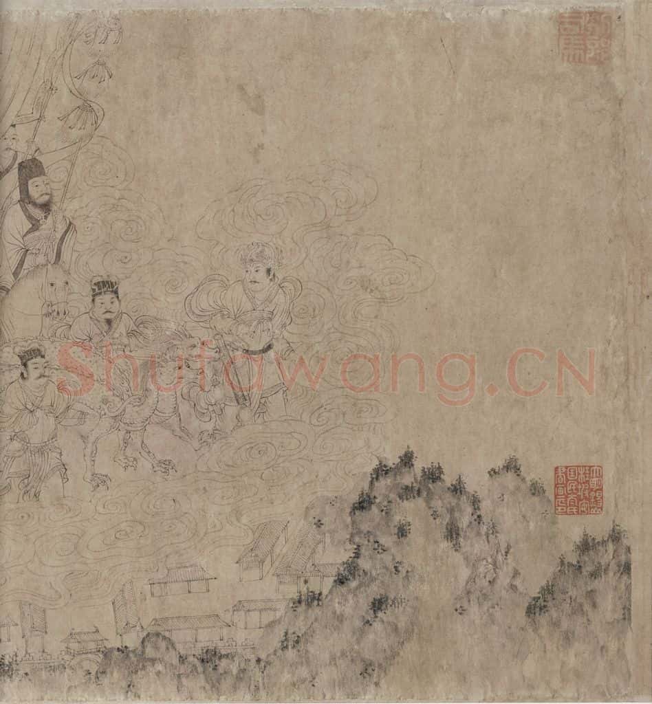 宋 佚名《九歌图》书画作品
