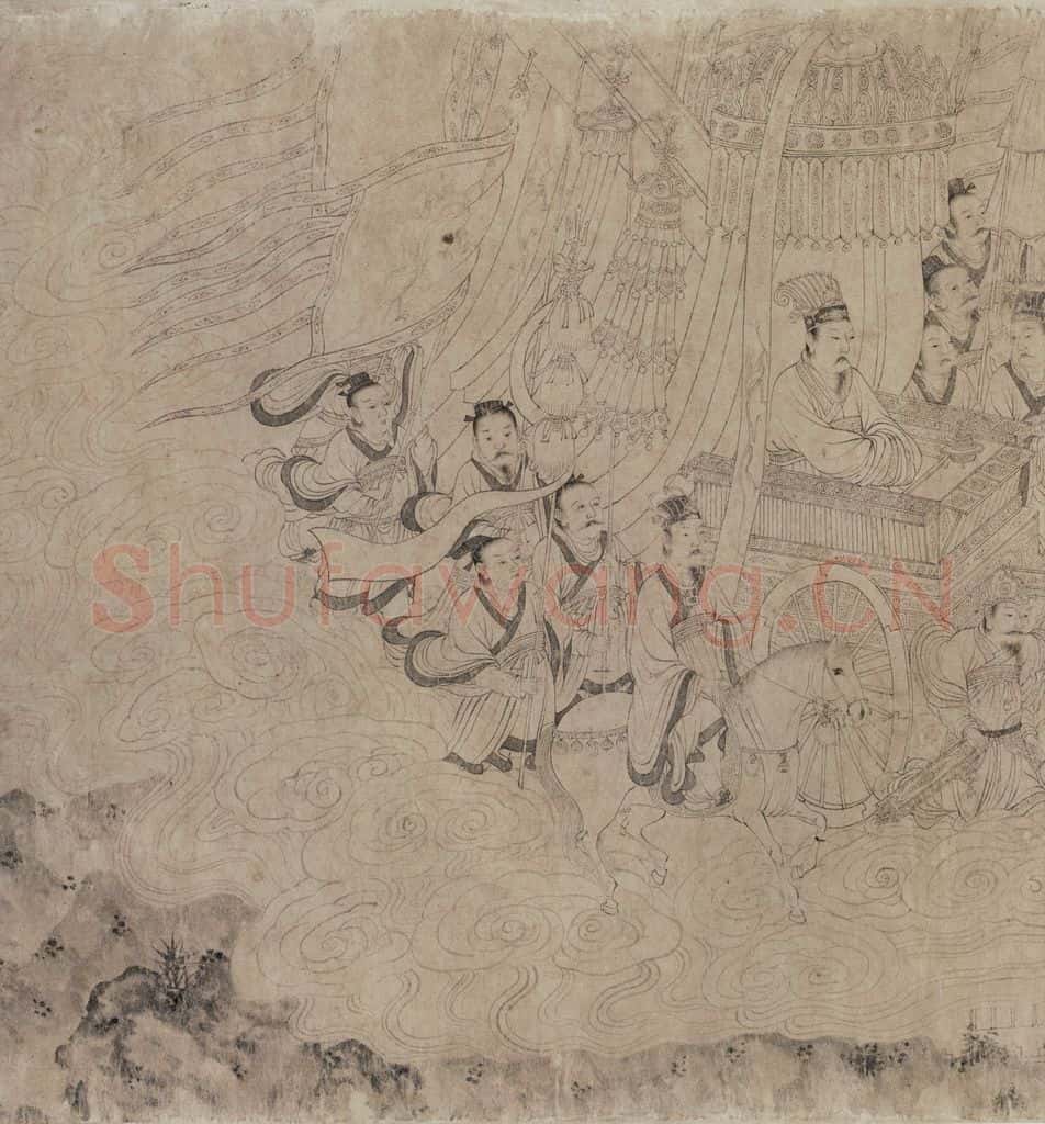 宋代 佚名《九歌图》书画作品