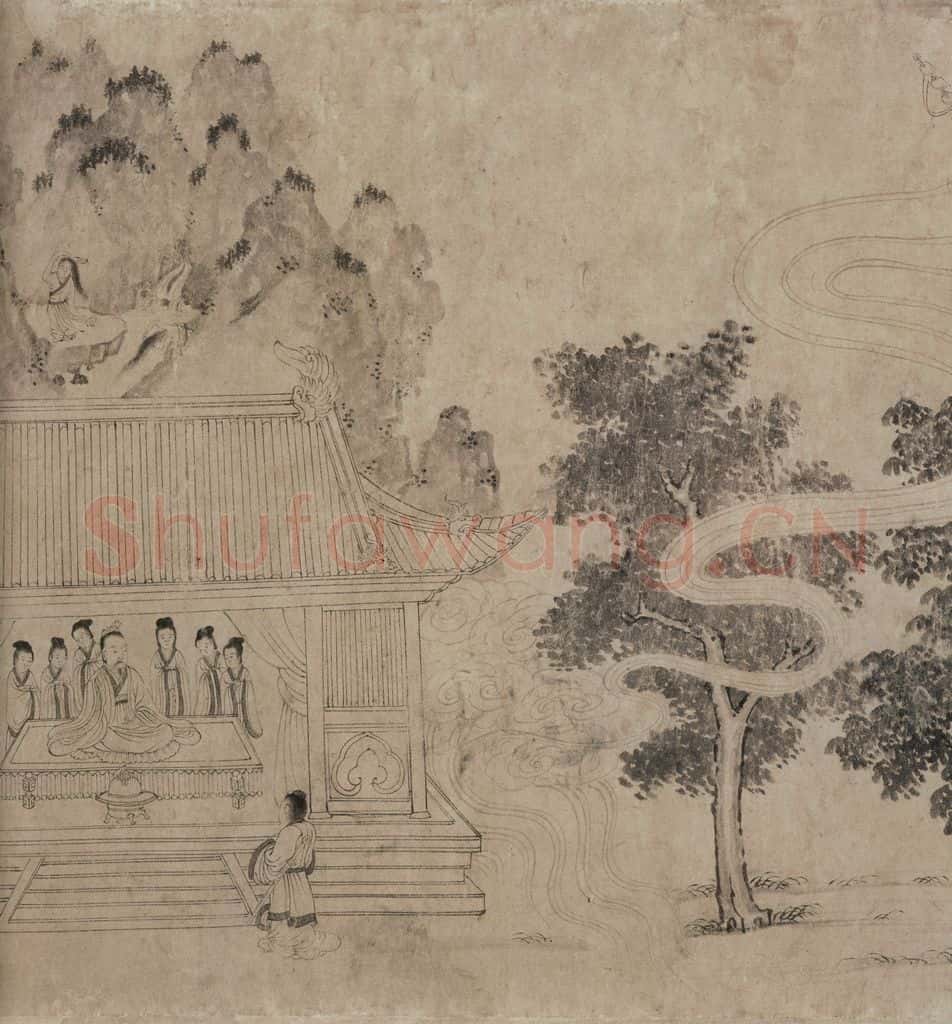 宋 佚名《九歌图》书画作品