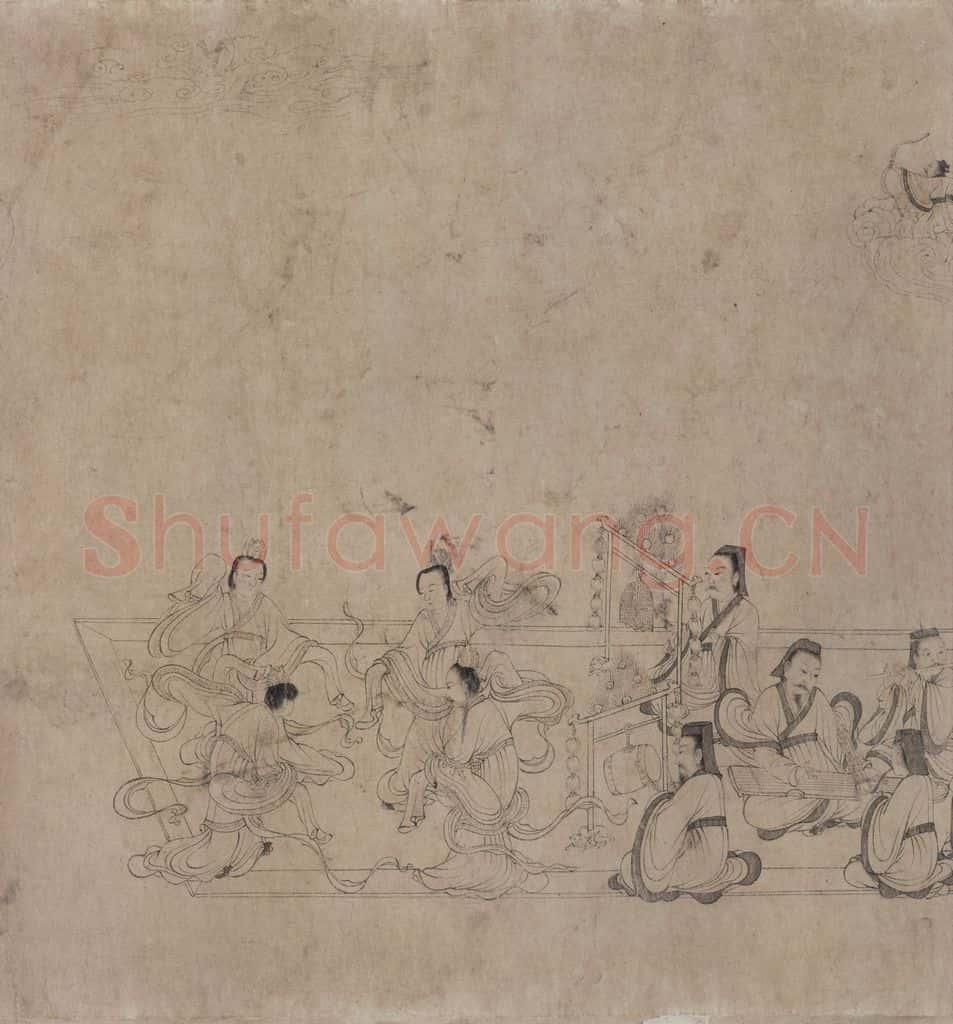 宋 佚名《九歌图》书画作品