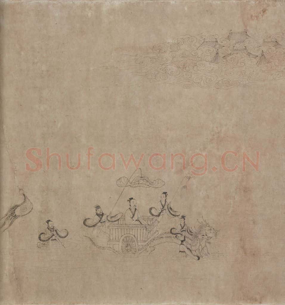 宋 佚名《九歌图》书画作品