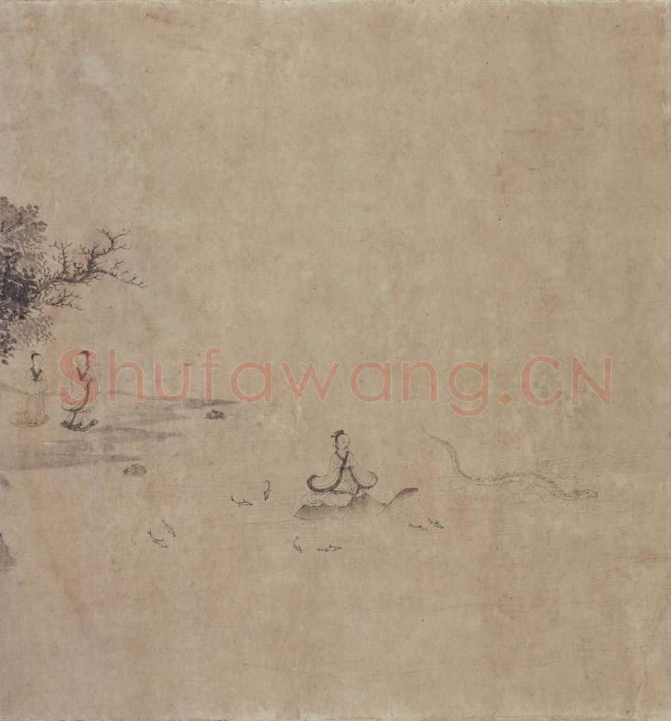 宋 佚名《九歌图》书画作品