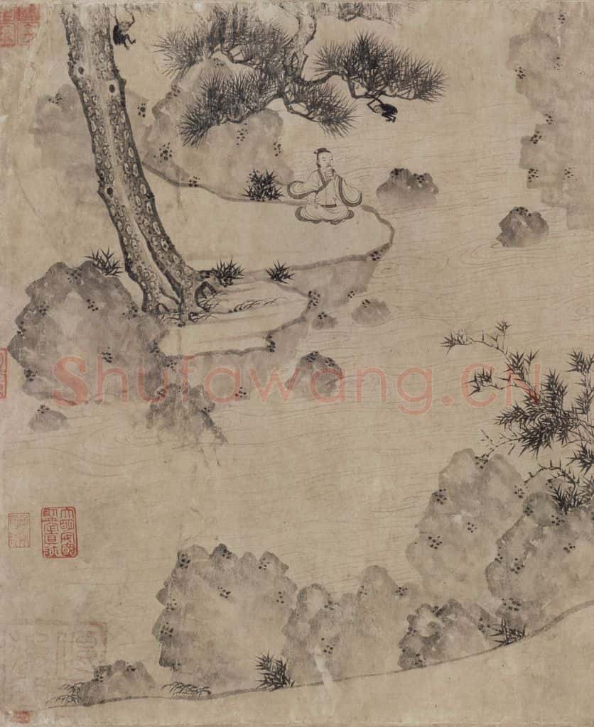 宋 佚名《九歌图》书画作品
