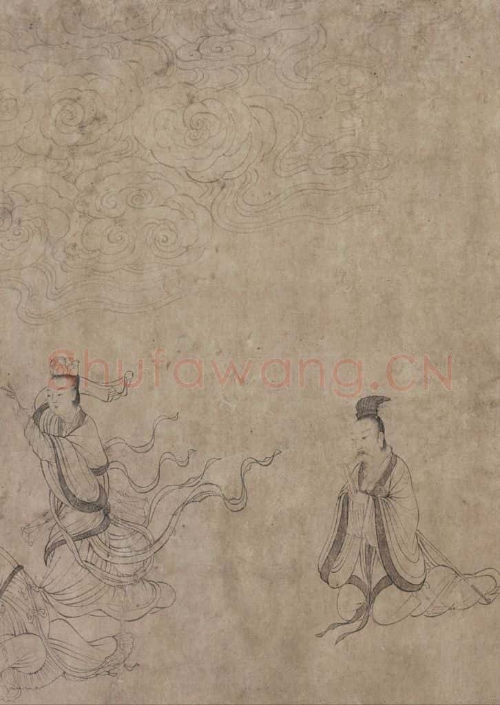 宋代 佚名《九歌图》书画作品