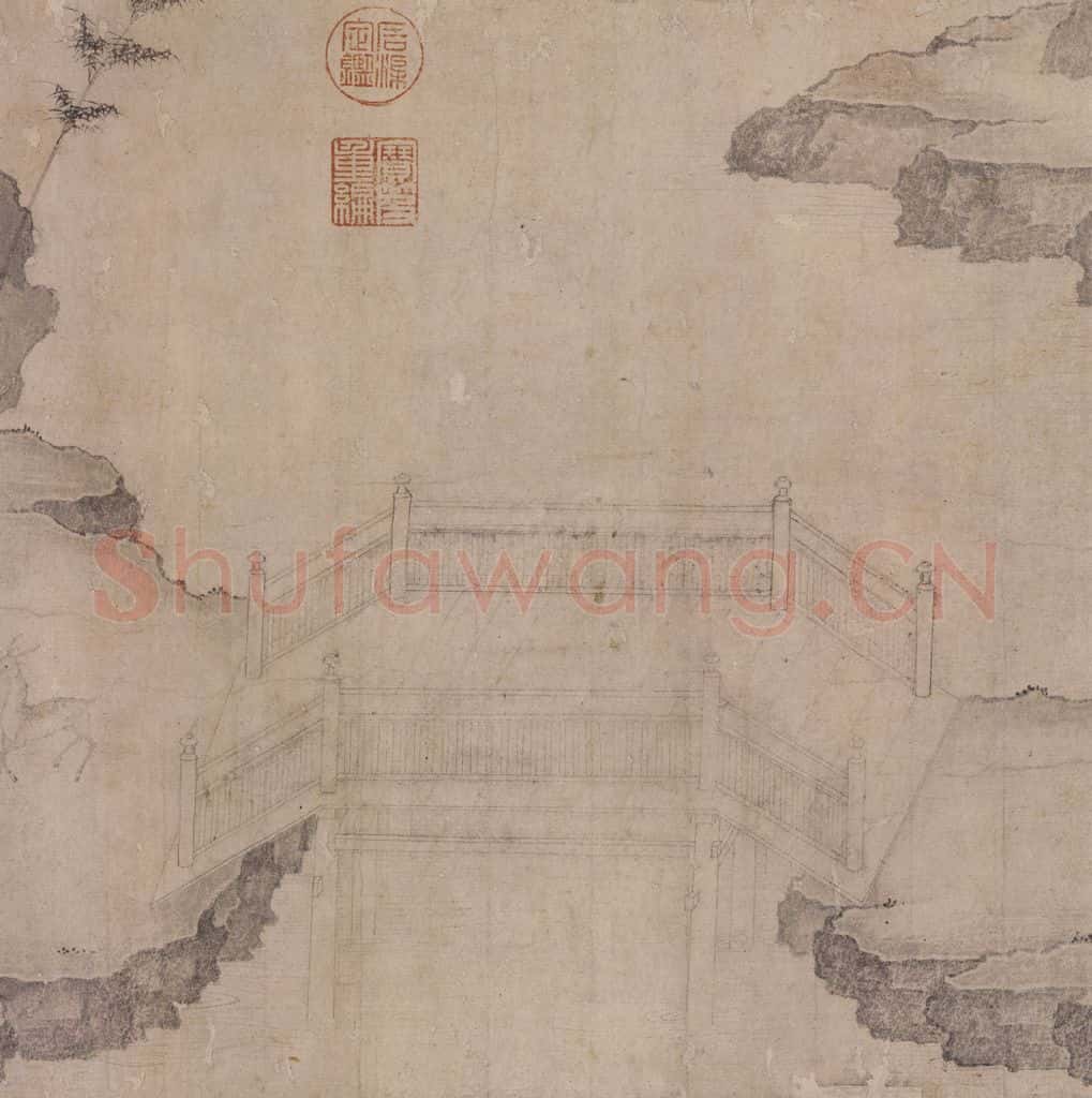 宋代 佚名《商山四皓会昌九老图》书画作品