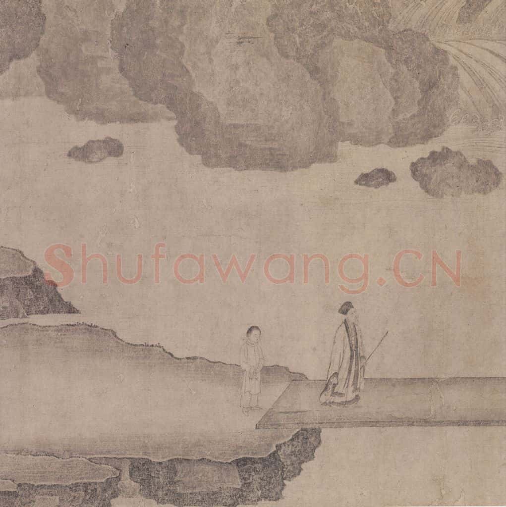 宋代 佚名《商山四皓会昌九老图》书画作品