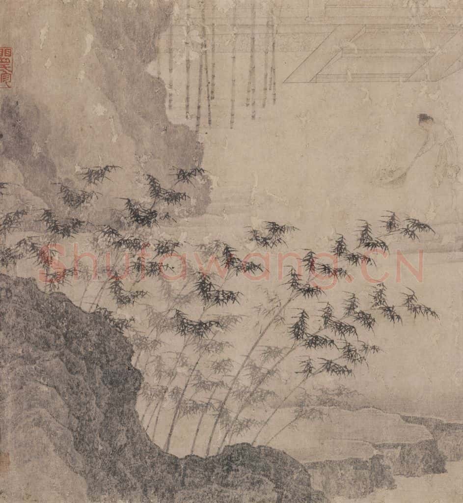 宋 佚名《商山四皓会昌九老图》书画作品
