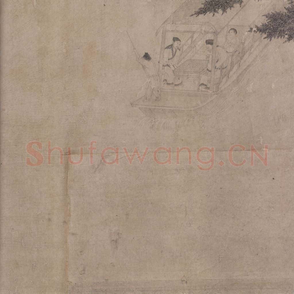 宋代 佚名《商山四皓会昌九老图》书画作品