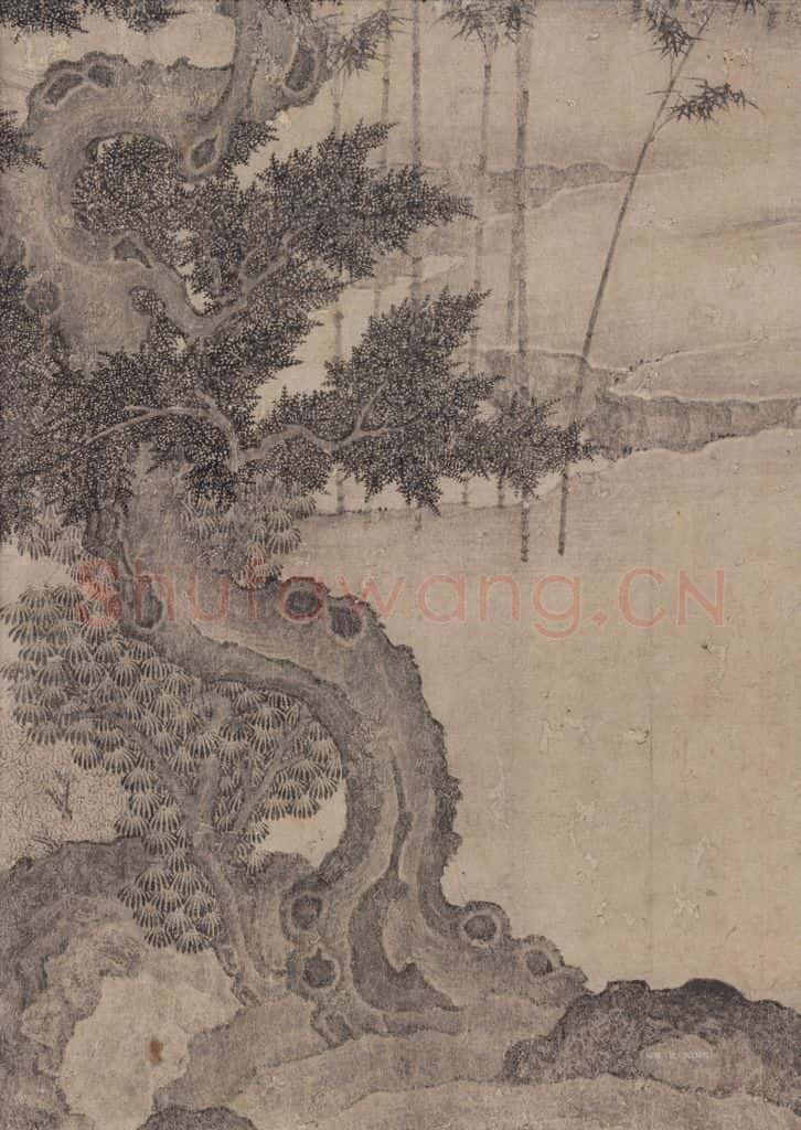 宋代 佚名《商山四皓会昌九老图》书画作品