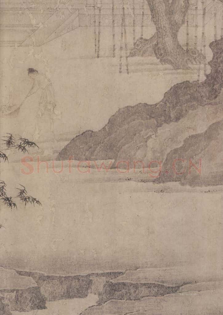 宋 佚名《商山四皓会昌九老图》书画作品