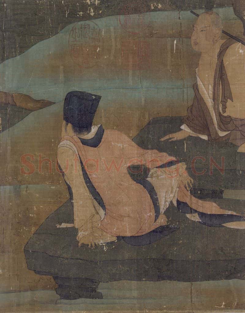 五代 佚名《神骏图》书画作品