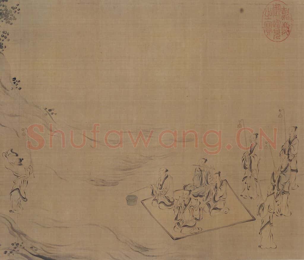 宋 马和之(传)《陈风图》书画作品