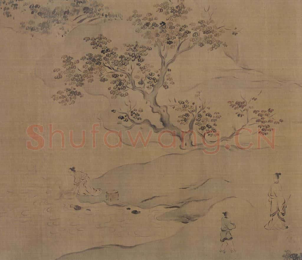 宋 马和之(传)《陈风图》书画作品