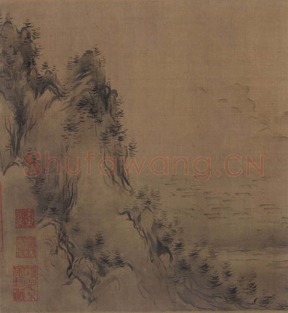 宋 马和之（传）《风颂清庙之什图》书画作品