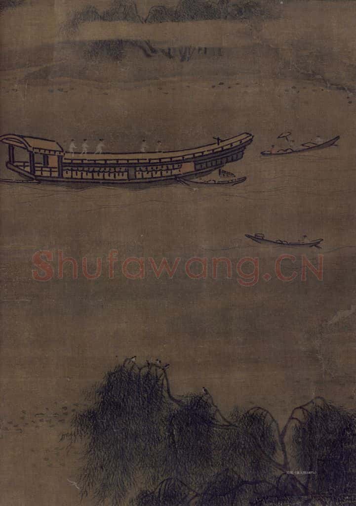 宋 马麟《荷香清夏图》书画作品