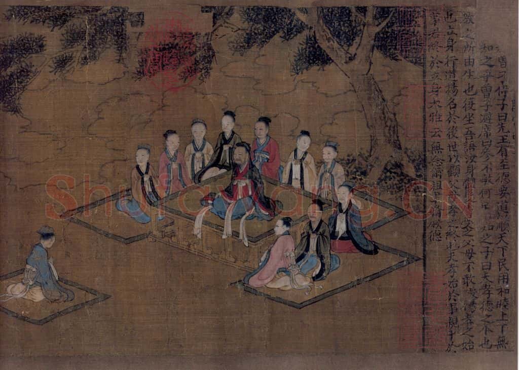 宋 佚名《女孝经图》书画作品