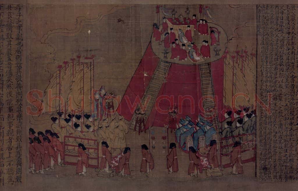 宋 佚名《女孝经图》书画作品