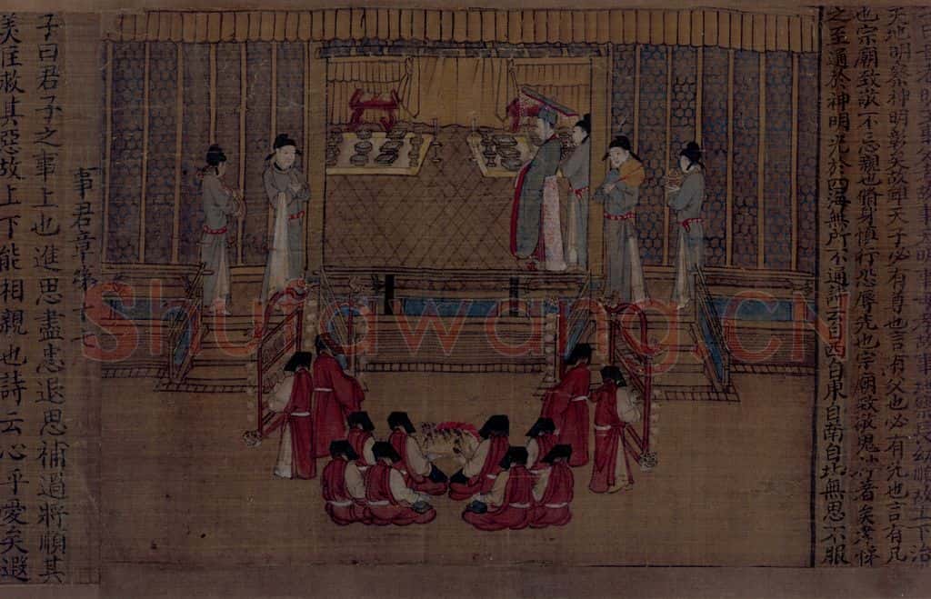 宋 佚名《女孝经图》书画作品