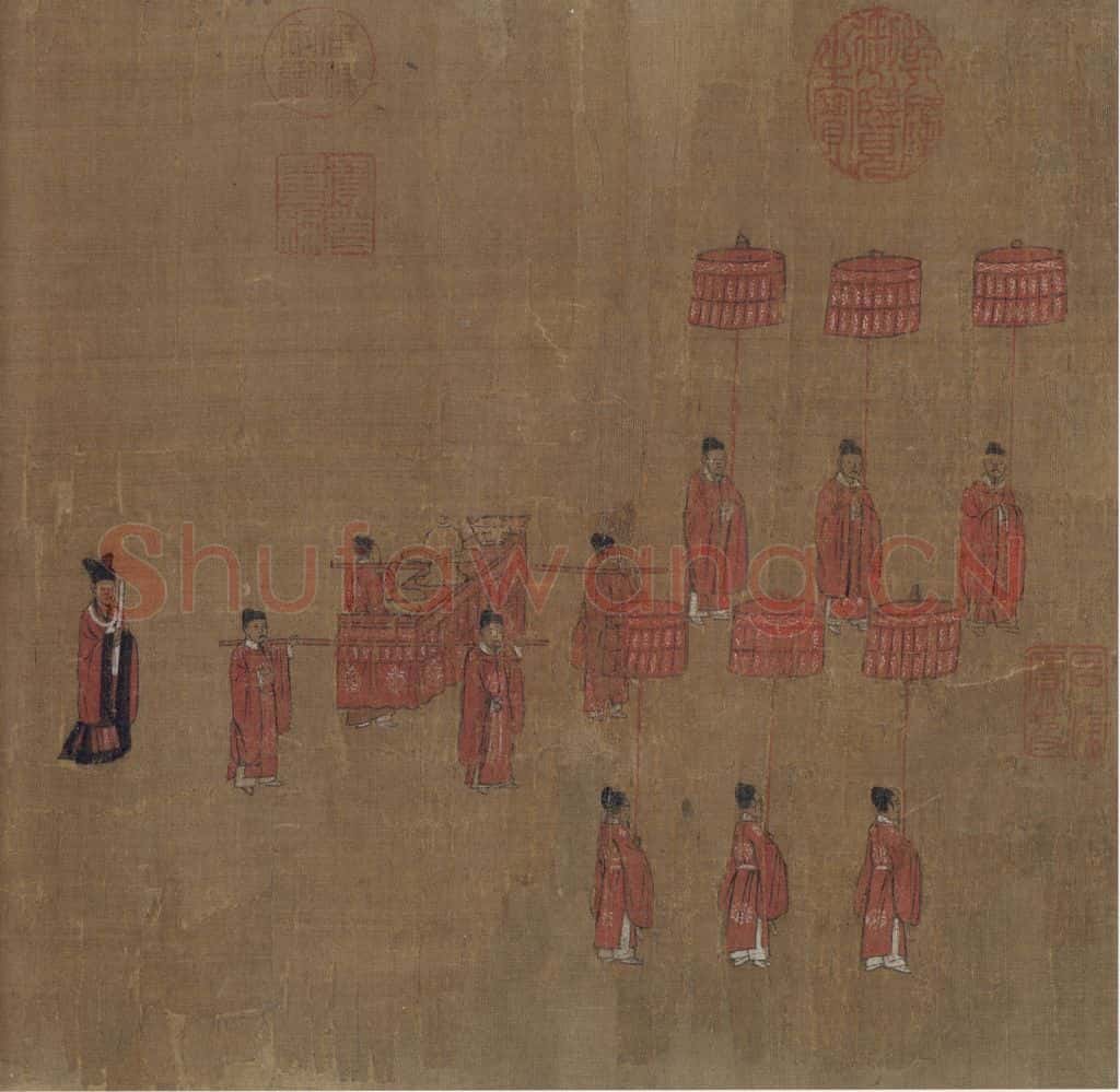 宋 佚名《卤簙玉辂图》书画作品