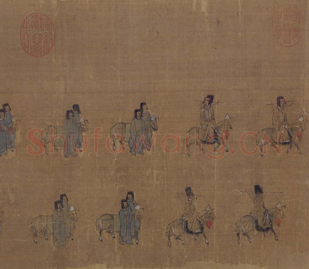 宋 佚名《卤簙玉辂图》书画作品