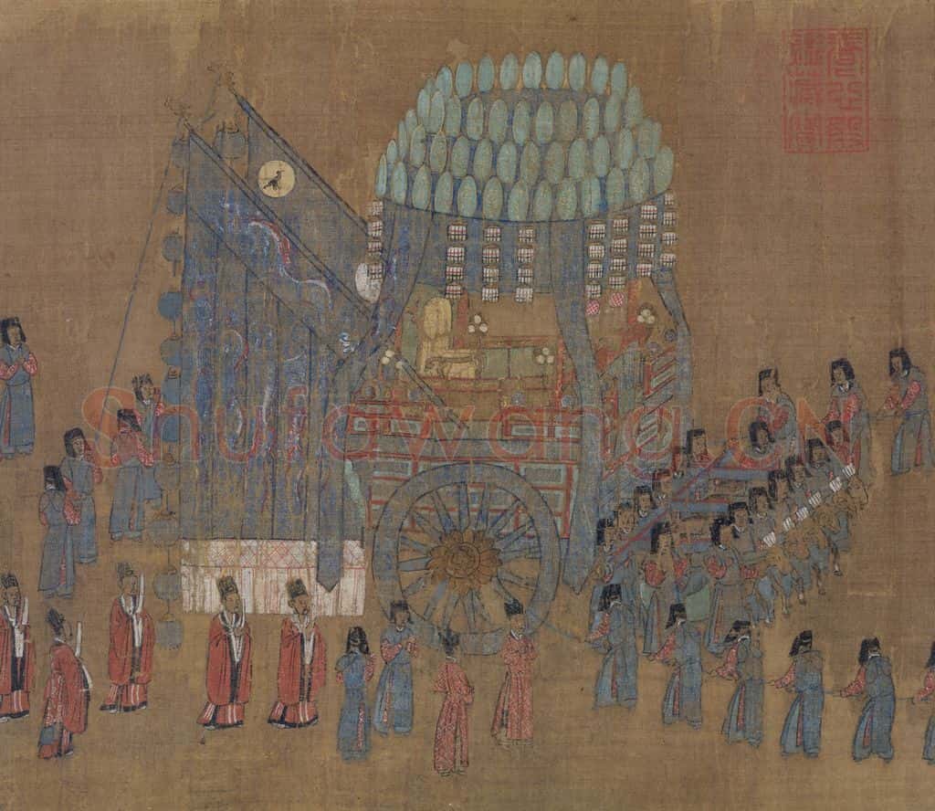 宋 佚名《卤簙玉辂图》书画作品