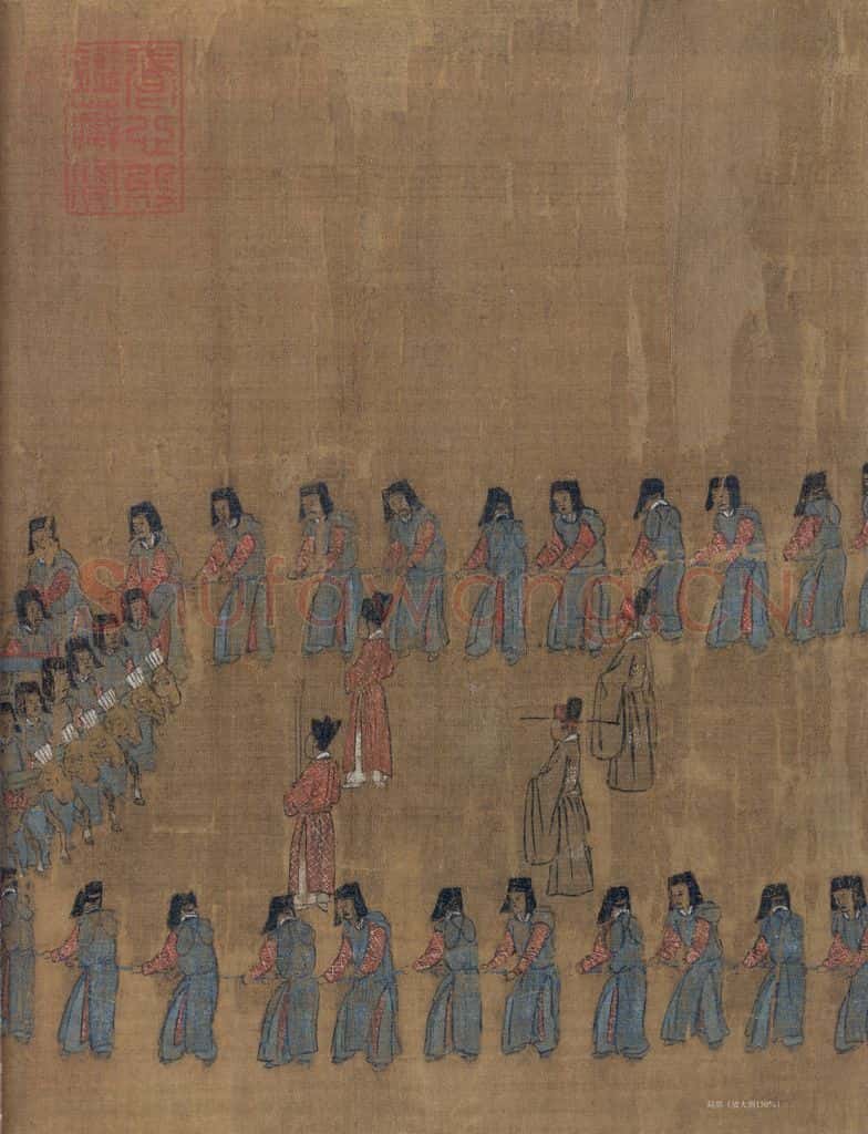宋 佚名《卤簙玉辂图》书画作品